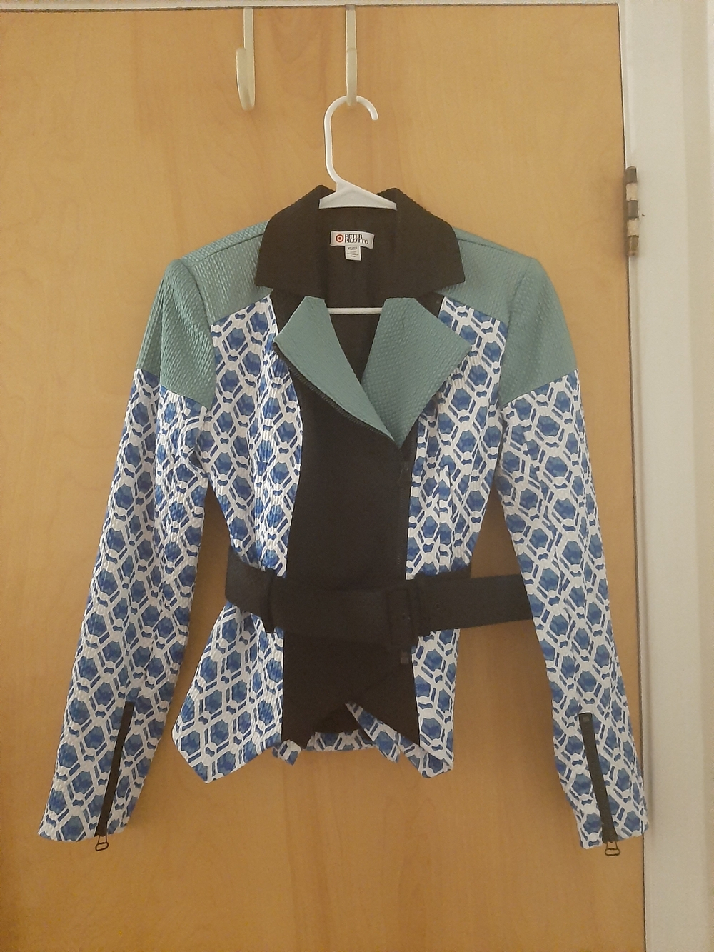 Peter Pilotto Target Designer NWT Belted Jacket Size XS